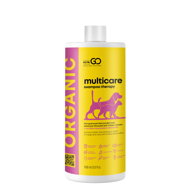 Dctr.Go Шампунь-бальзам для животных Sнampoo Therapy "Мультиуход" 1000 ml в Волгограде